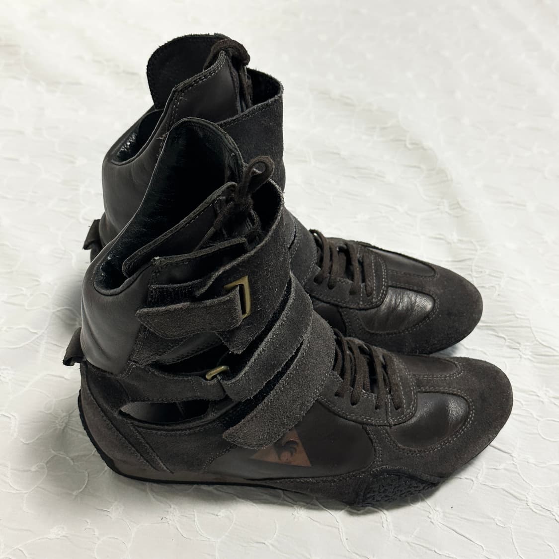 택포•빈티지 르꼬끄 하이탑 벨크로 스니커즈 240 상품이미지5