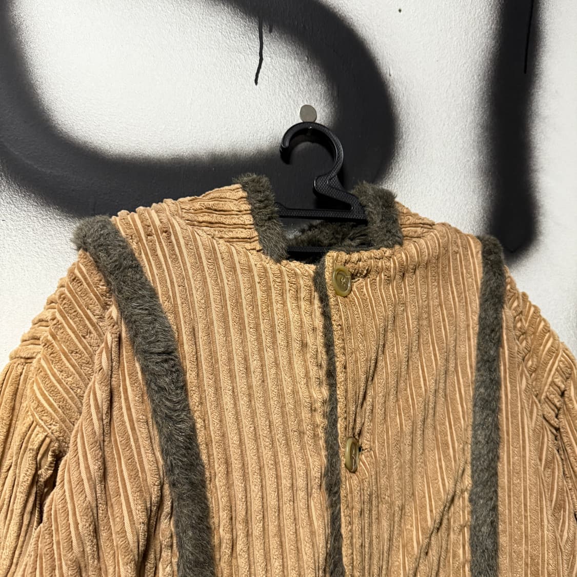 VTG 빈티지 오버 사이즈 코듀로이 퍼 코트 자켓 상품이미지5