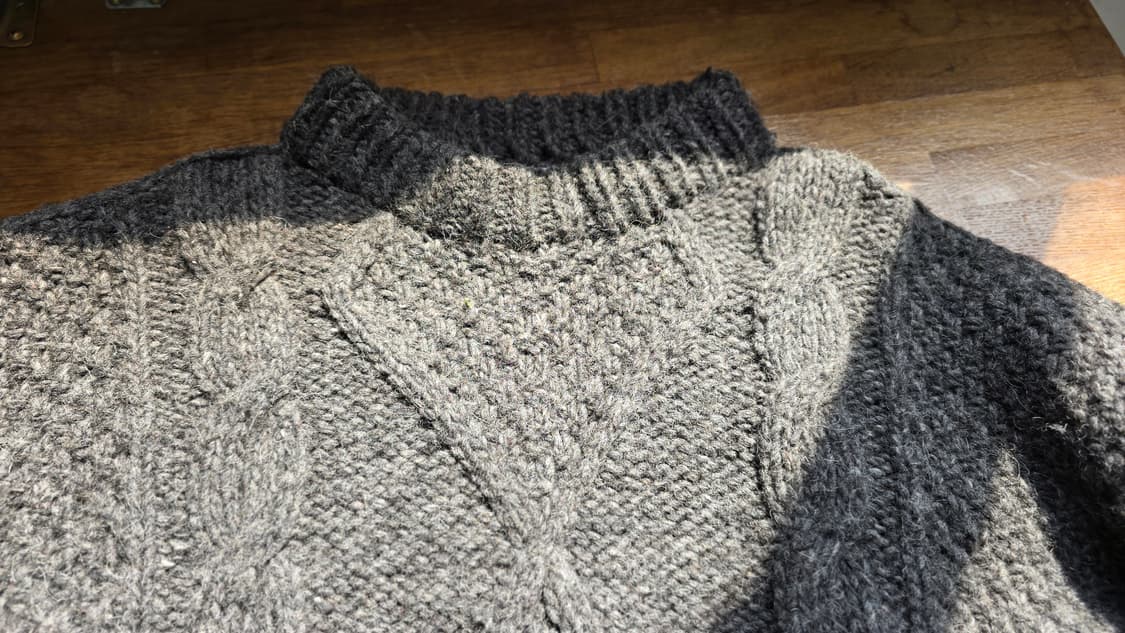 에콰도르 피셔맨 울 니트 XXL  상품이미지4