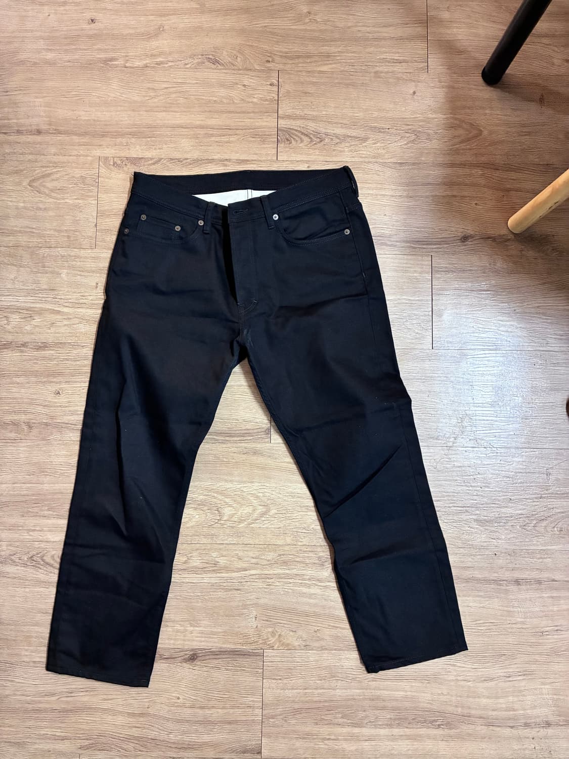 아크네 River 블랙 데님 팬츠 상품이미지1