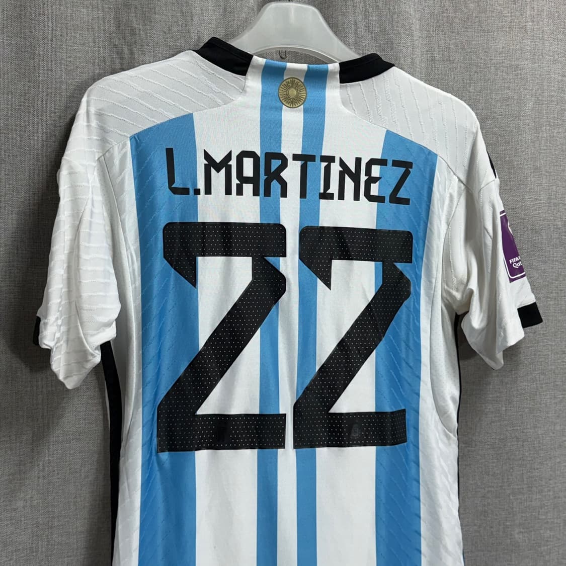 [L] 아디다스 22 아르헨티나 홈 유니폼 (라우타로 마르티네스) 상품이미지5