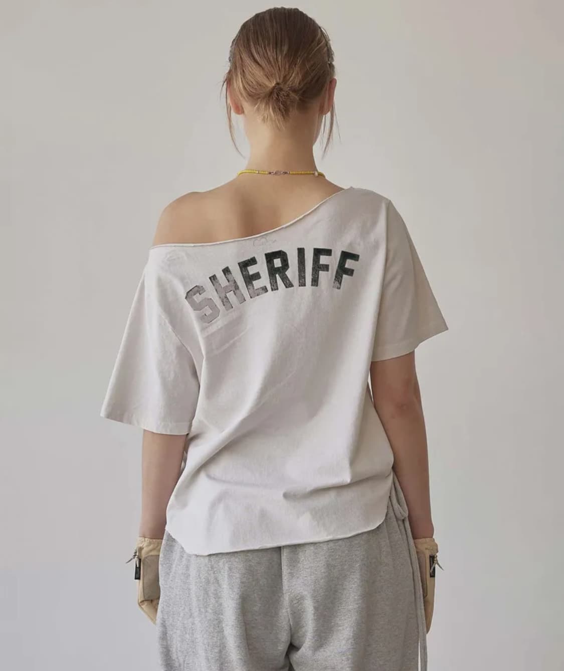 스컬프터 원숄더 반팔 sheriff cut out 상품이미지2