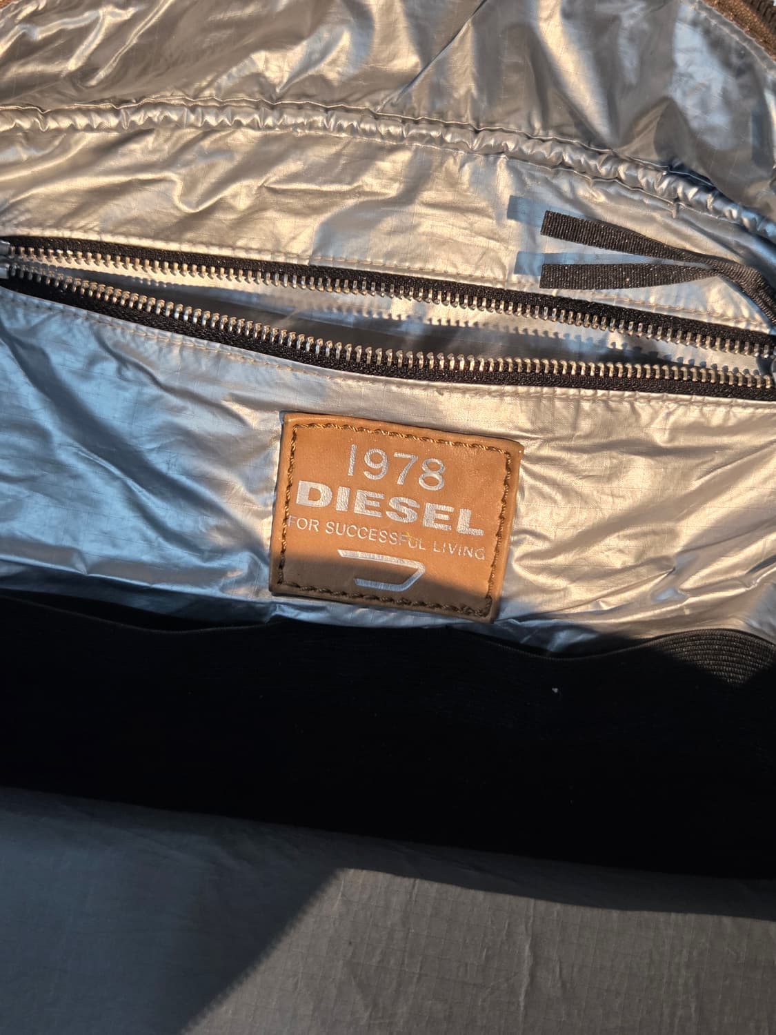 Diesel 디젤 베이지 그레이 빅 토트백 상품이미지7