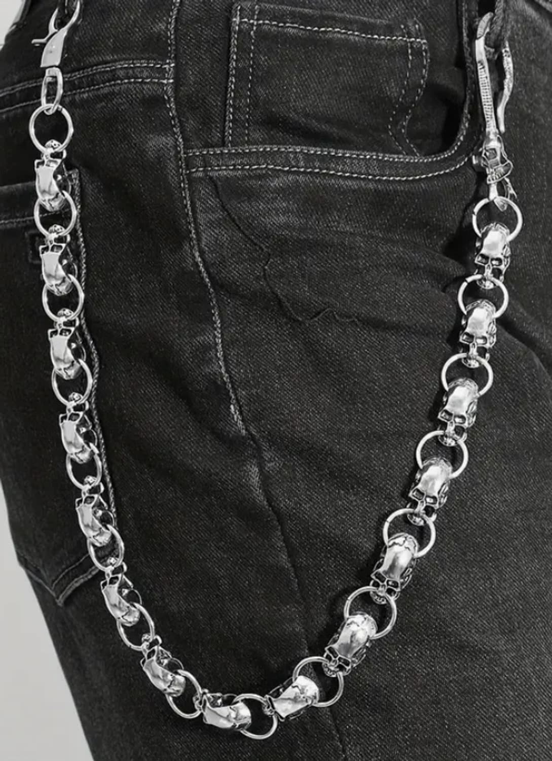 스컬 바지 체인 상품이미지5