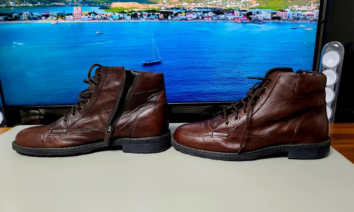 탠디 옴므 천연가죽 레이스업 부츠 (265E), 다크 브라운 상품이미지10