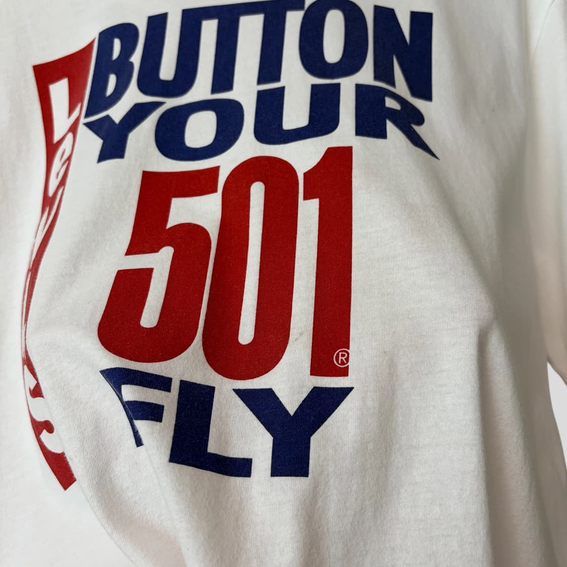 (L)리바이스 501 Button Your Fly 반팔티셔츠 상품이미지6