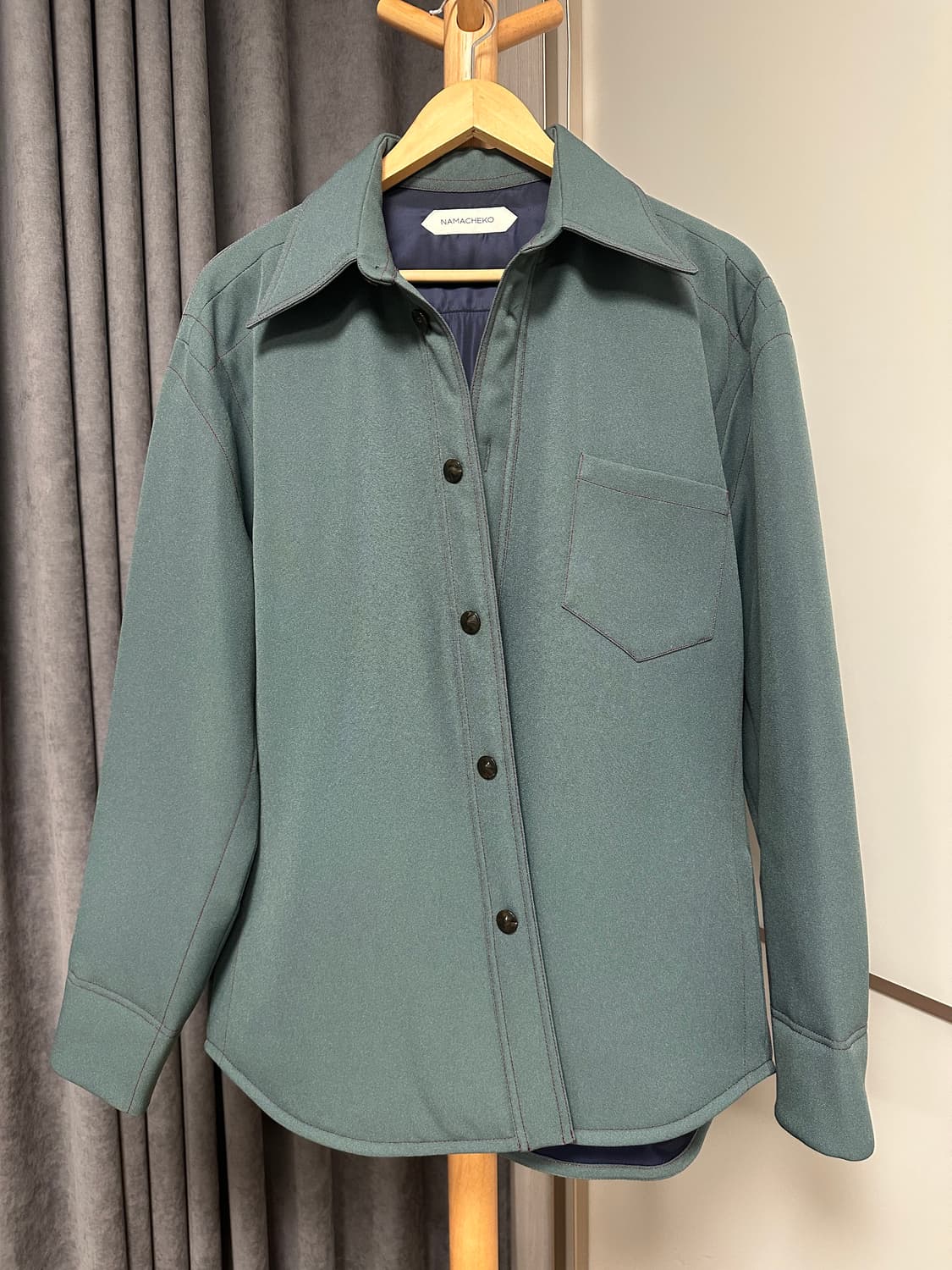 [M] 나마체코 namacheko deke 패디드 셔츠 aw20 상품이미지2
