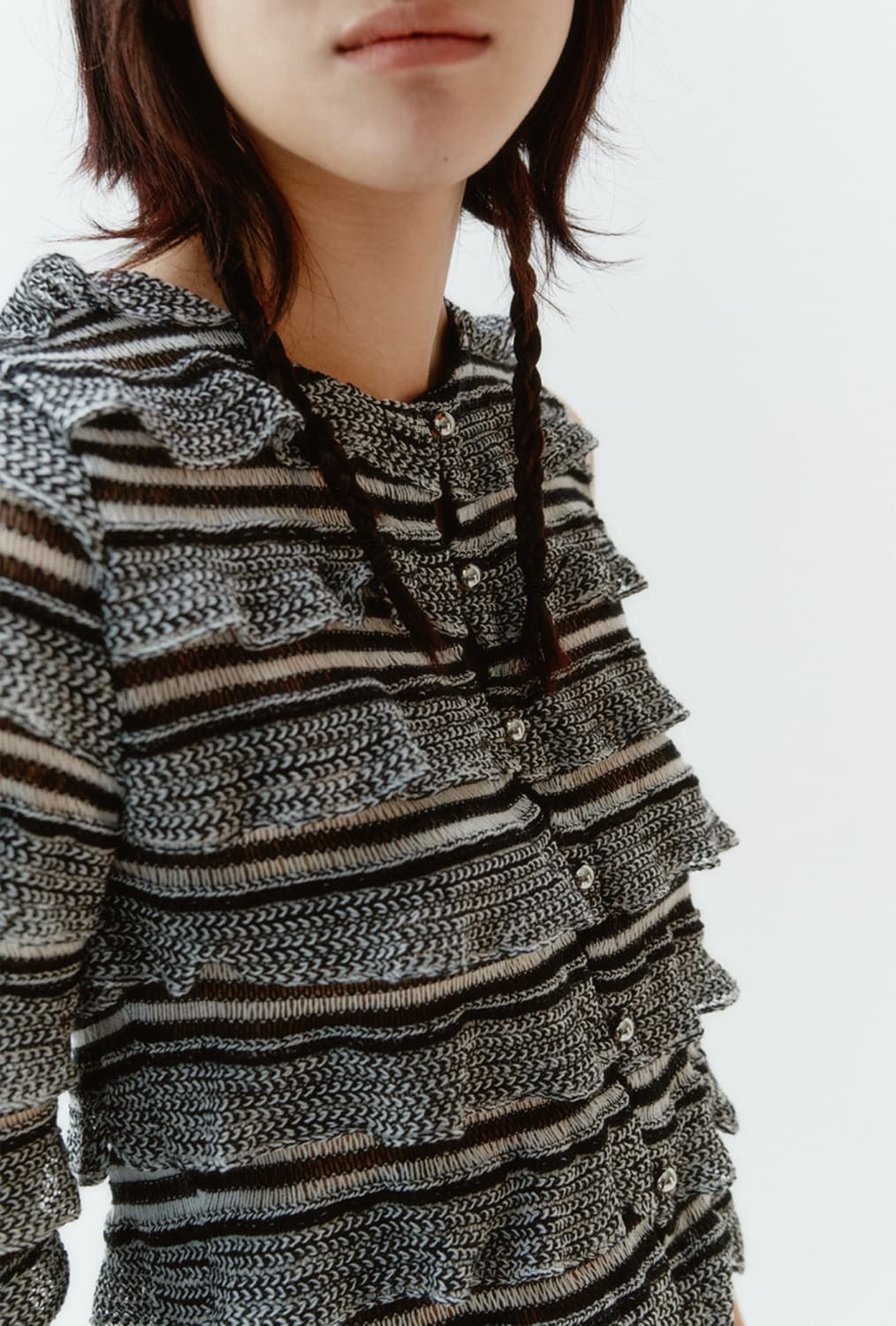 Gimmetheyoung G_BACK FRONT WAVE CARDIGAN 상품이미지7