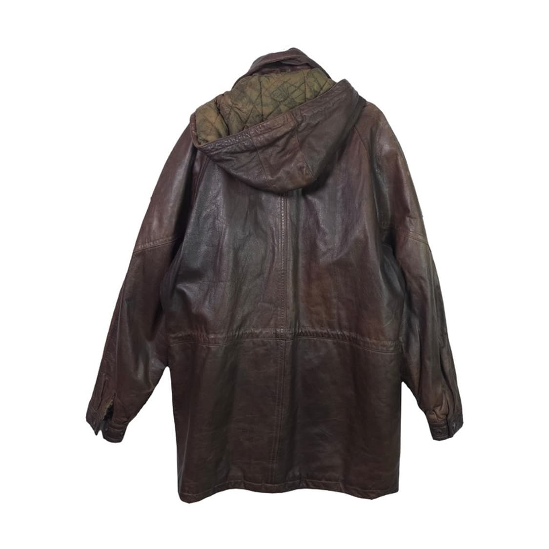 HaeDong Leather Garment 빈티 레더 파카 XL 상품이미지2