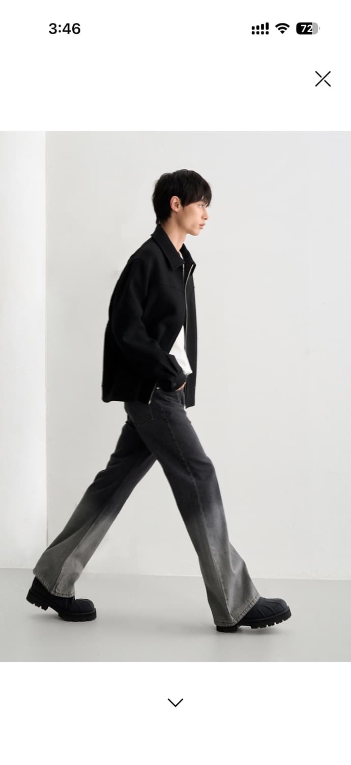 시스템옴므 울 블렌드 트위드 집업 자켓 105 상품이미지5