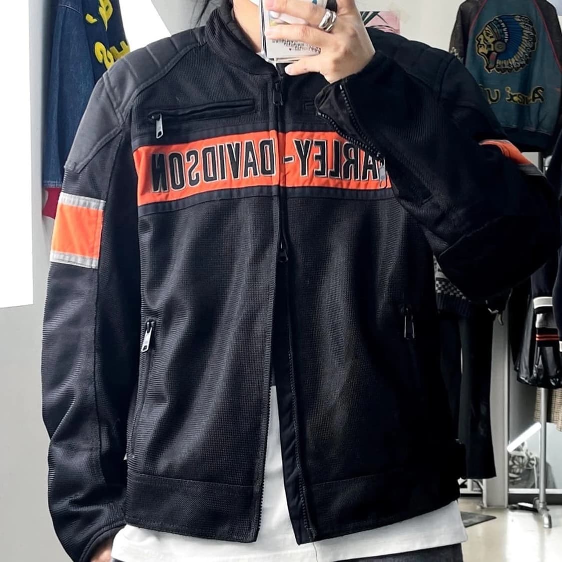 할리데이비슨 3M 리플렉티브 트렌턴메쉬 레이싱 자켓 PN5393 상품이미지2