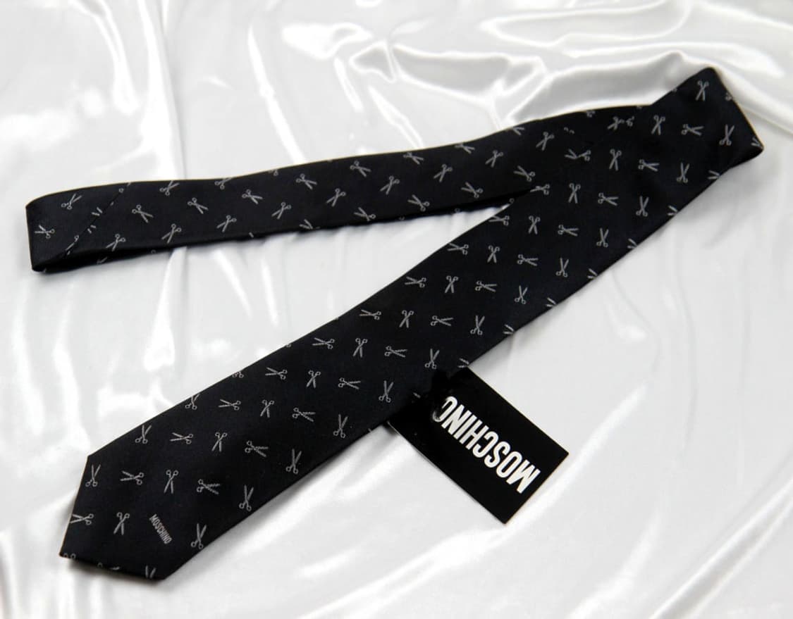 모스키노 6.4cm 신형 미사용 남자 명품 넥타이 상품이미지2
