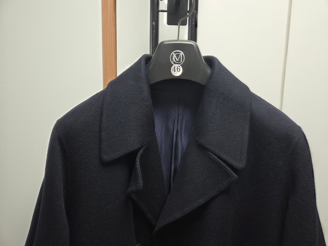 마마가리 봉코트 다크네이비 46 사이즈 상품이미지2