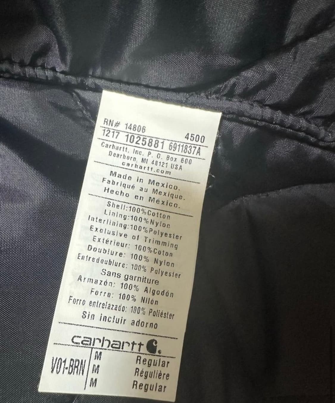 칼하트 브라운 퀼팅 누빔조끼 상품이미지7