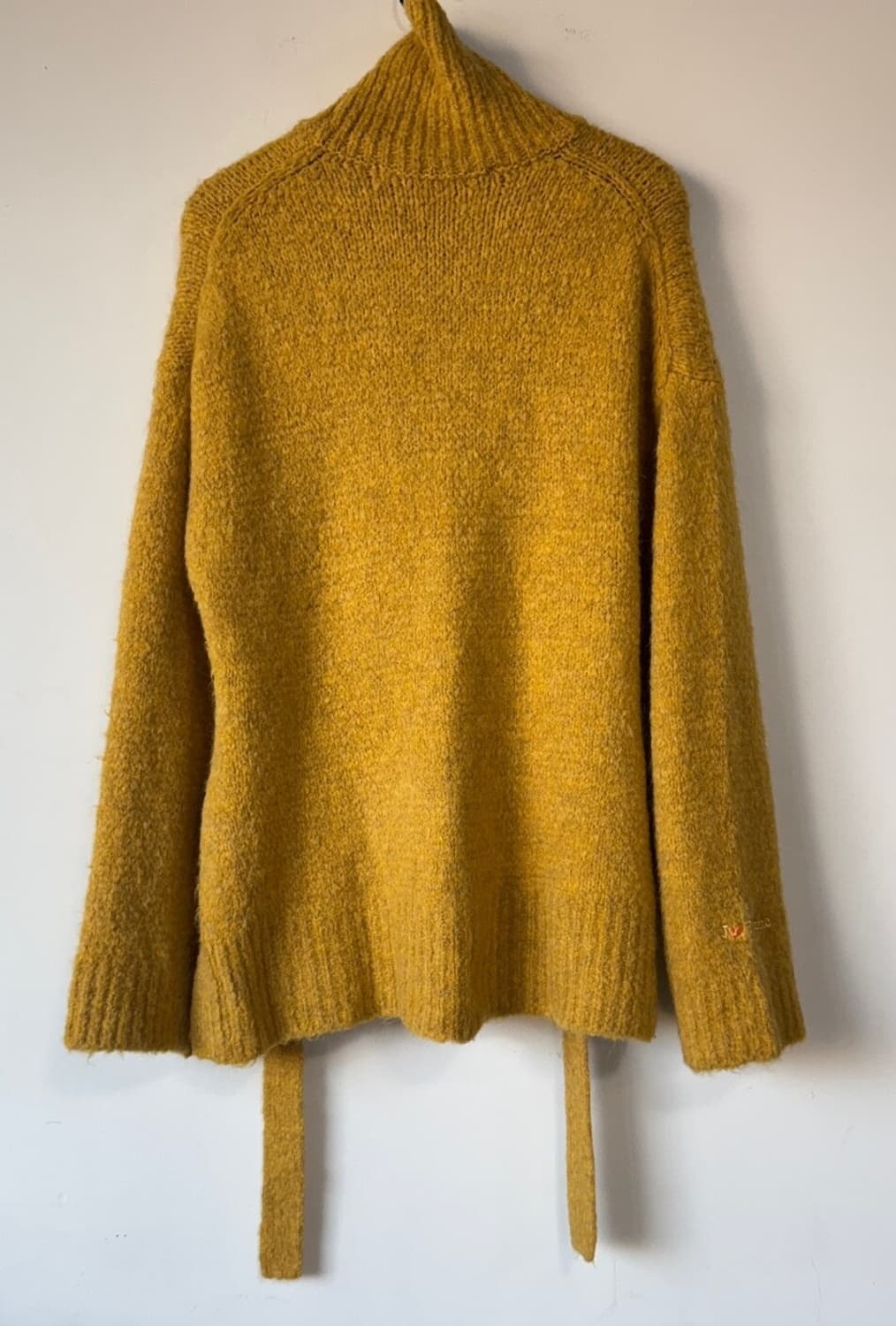 럭키슈에뜨 머스타드 목폴라 울 니트 상품이미지5