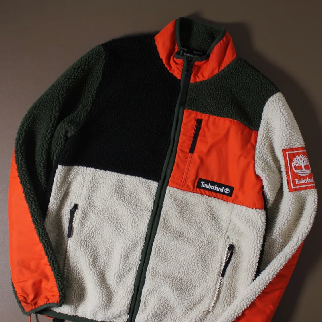 Timberland 팀버랜드 컬러블록 플리스 집업 상품이미지2