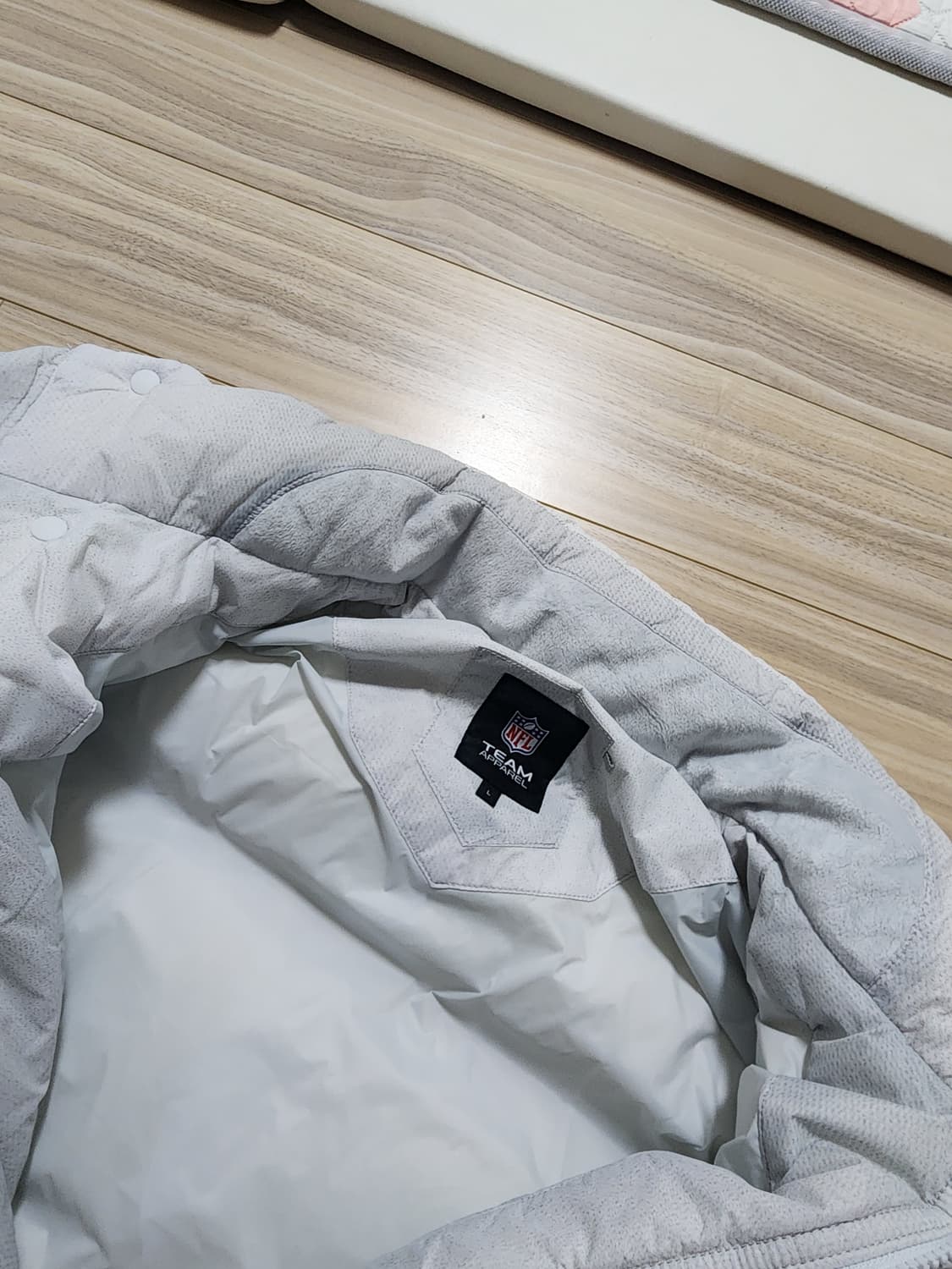 nfl클라우드다운점퍼패딩라이트그레이L 상품이미지10