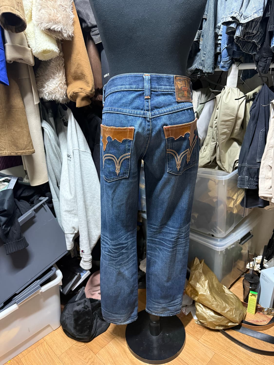 [32] 에드윈 블루트립 웨스턴 데님팬츠 상품이미지8