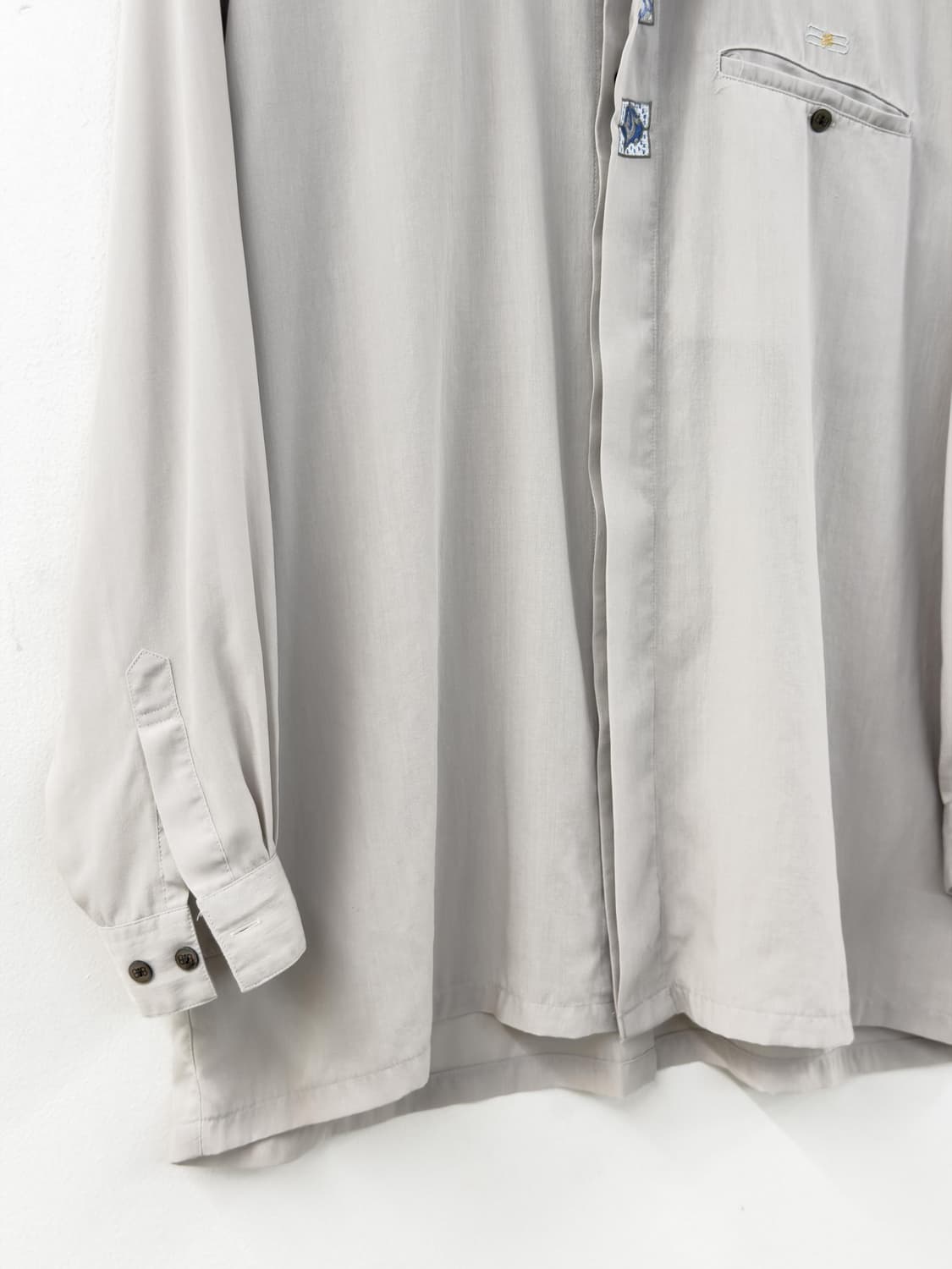 90s 발렌시아가 레이온 셔츠 상품이미지3