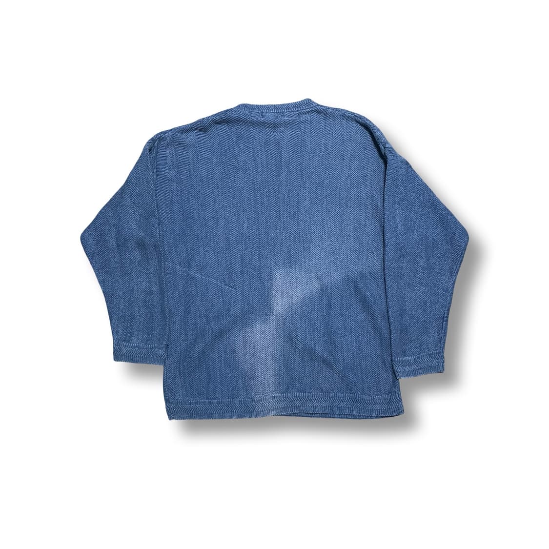 [L] CHAPS 챕스 빈티지 헤링본 패턴 니트 오버사이즈 상품이미지3