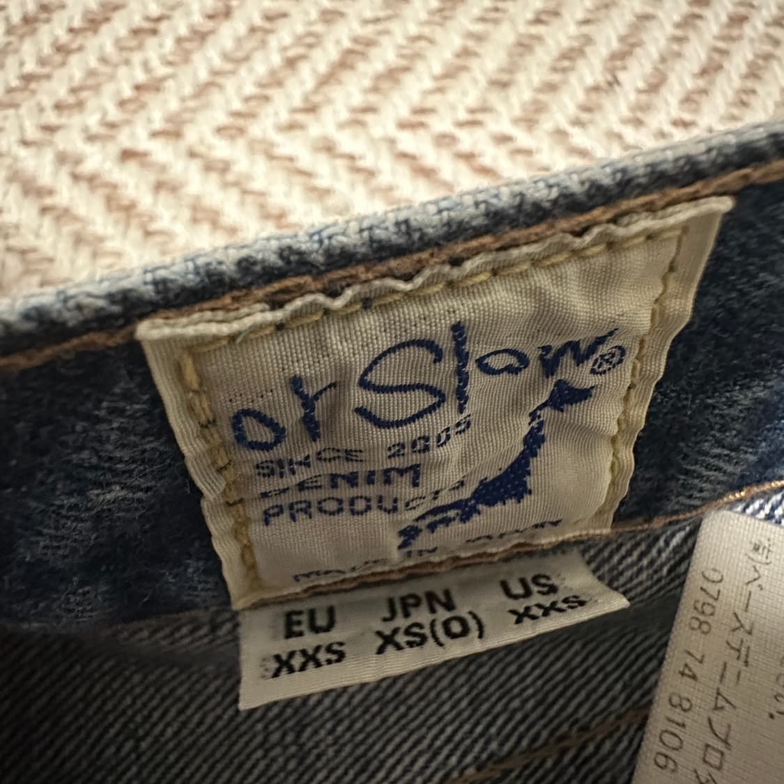 ORSLOW japan made denim skirt 상품이미지5