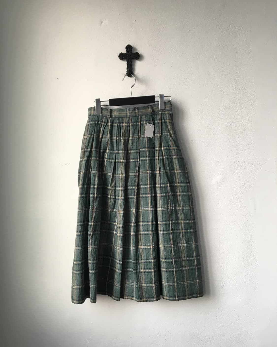 Check pattern skirt 상품이미지1