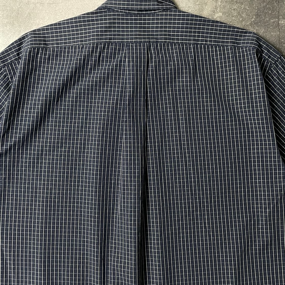 RALPH LAUREN 랄프로렌 네이비 체크 반팔 셔츠 A00769 상품이미지8