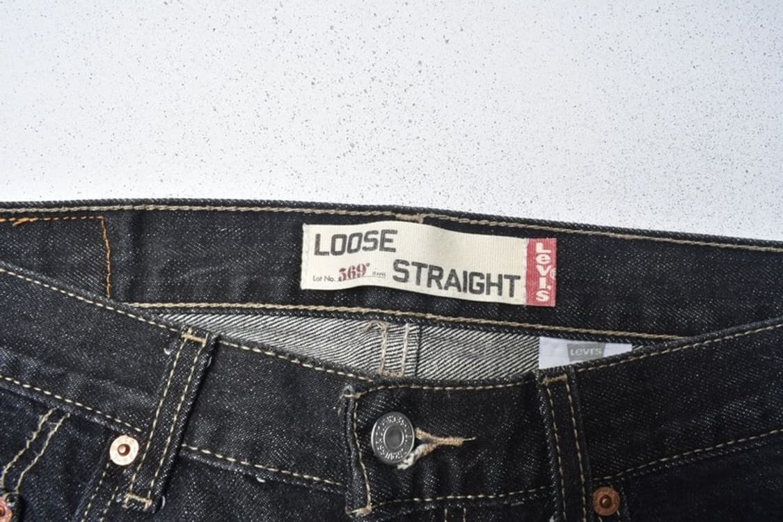 00S 리바이스 569 흑청 청바지 데님팬츠 32 N0903 상품이미지8