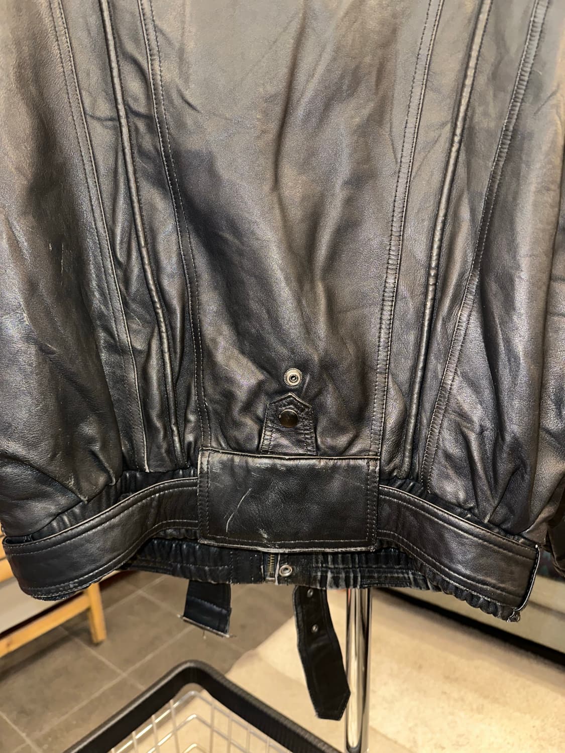 90’s Japanese shell leather utility JK 상품이미지10