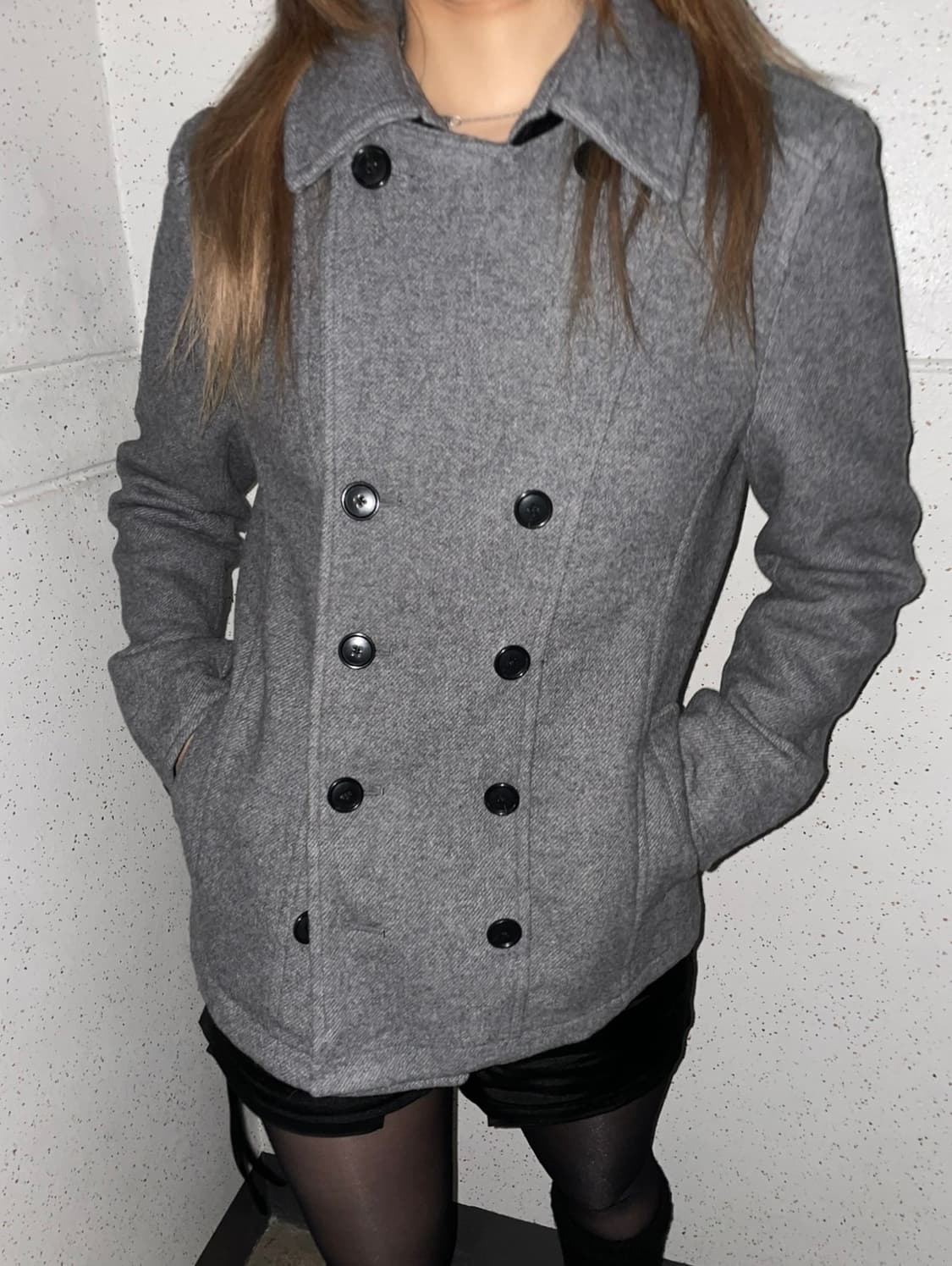 미쉘클랑옴므 하이넥더블브레스트피코트 나폴레옹유니섹스핀터레스트 버즈릭슨st 상품이미지1