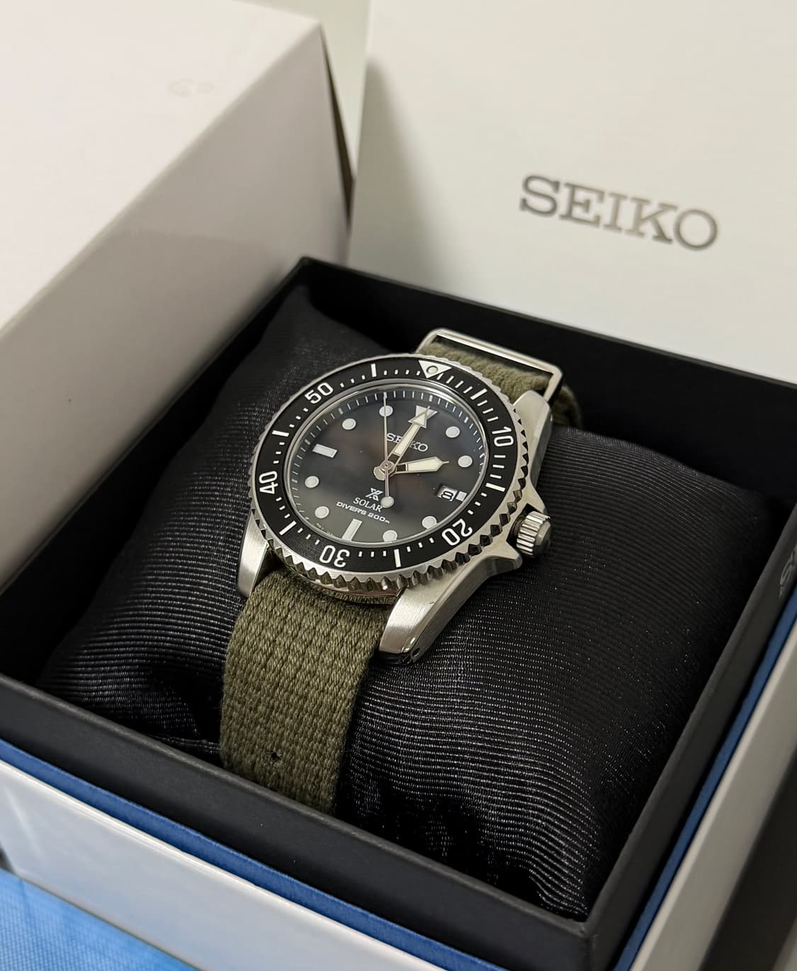 세이코 SNE573 38.5mm + rsm 나토밴드 상품이미지2