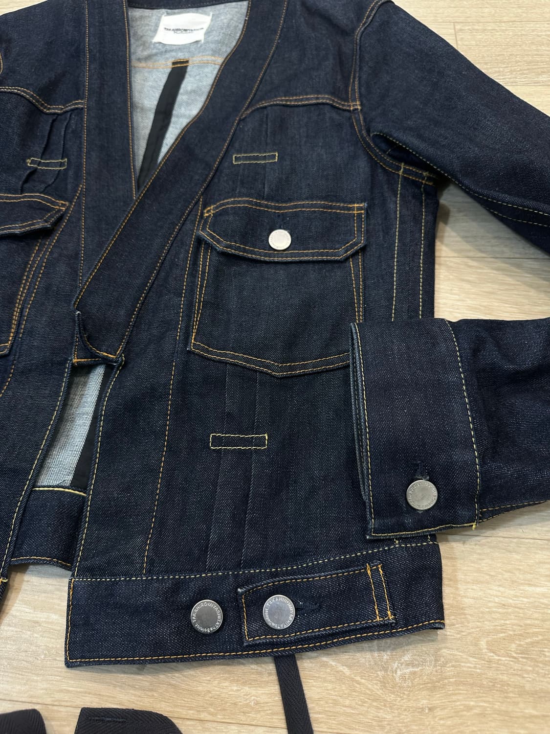 솔로이스트 데님 하오리 자켓 상품이미지3