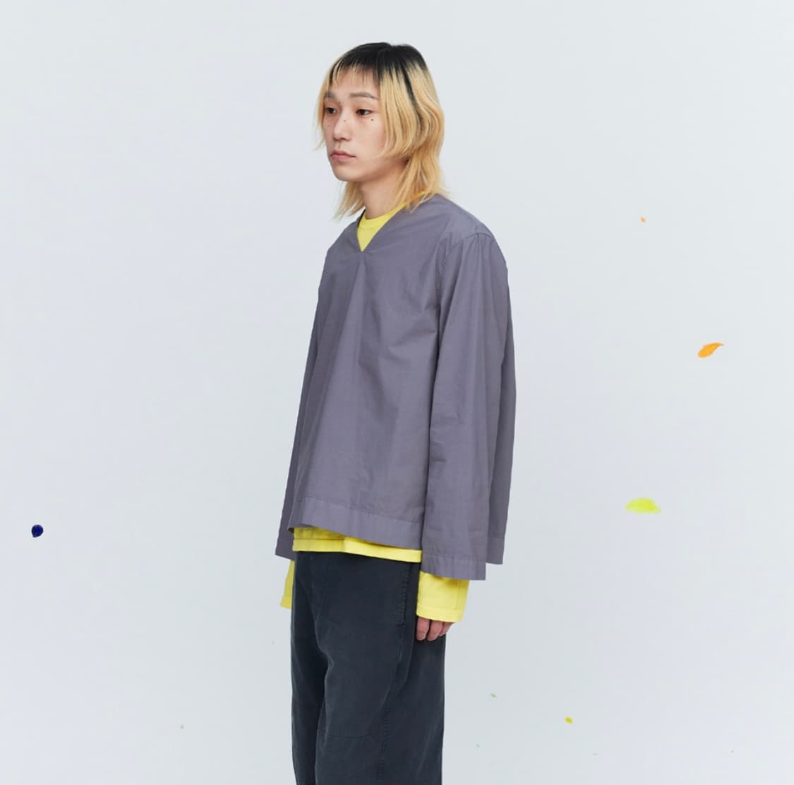누마레 EE v-neck long sleeve 브이넥 롱 슬리브 상품이미지2