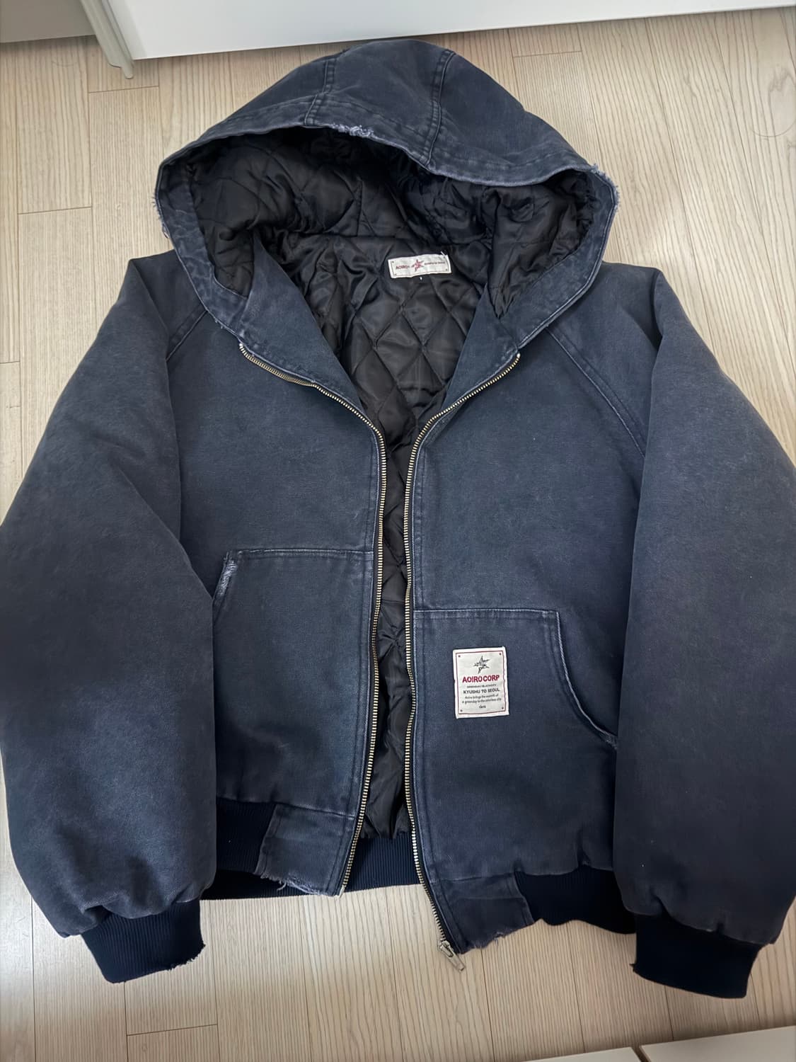 아오이로 x TRSC VTG 액티브 자켓 올드 네이비 상품이미지1