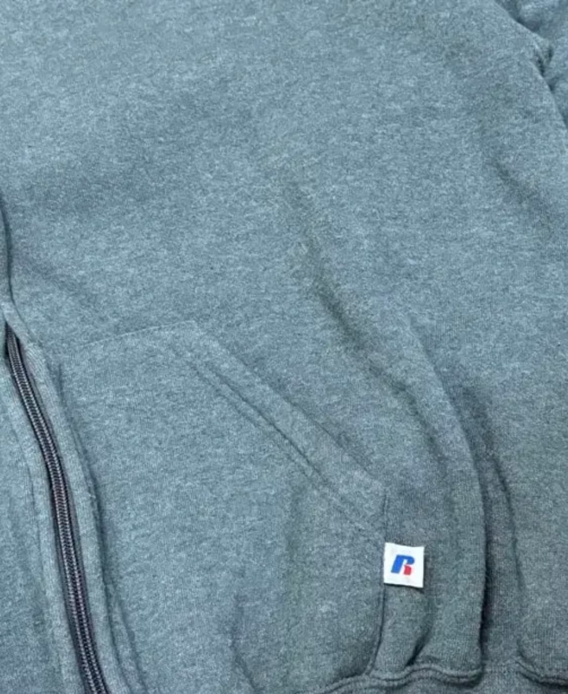 90s 러셀 후드집업 다크그레이XL 상품이미지3