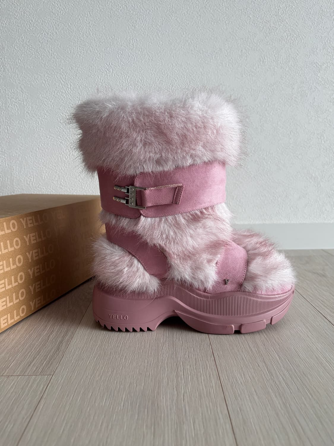 Yello 이엘로 옐로 MOLO 퍼 부츠 상품이미지6