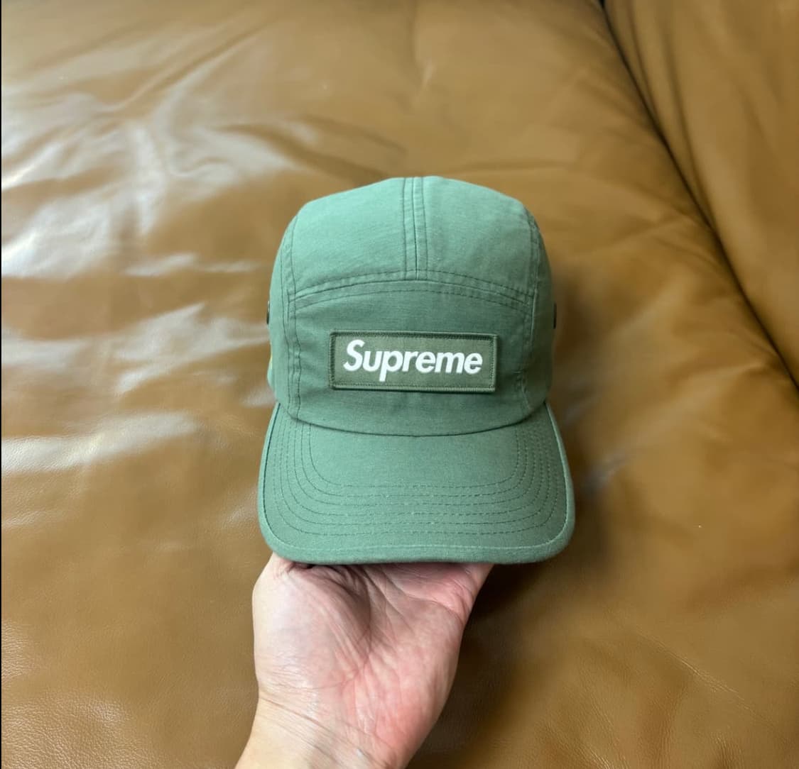 슈프림 캠프캡 모자 박스로고 21SS 밀리터리 올리브 카키 상품이미지2