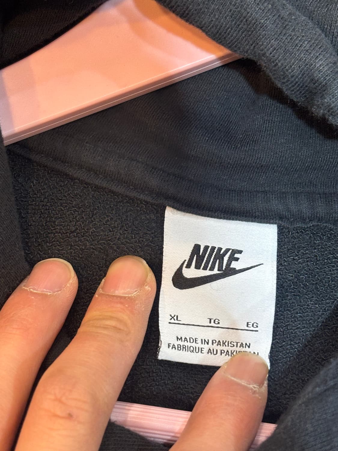 나이키 후드티 블랙 XL 상품이미지5