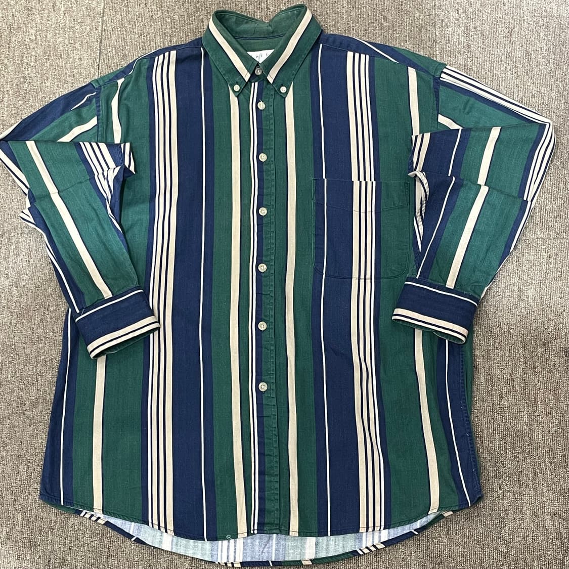 (M) Tribute 빈티지 스프라이프 셔츠 상품이미지1