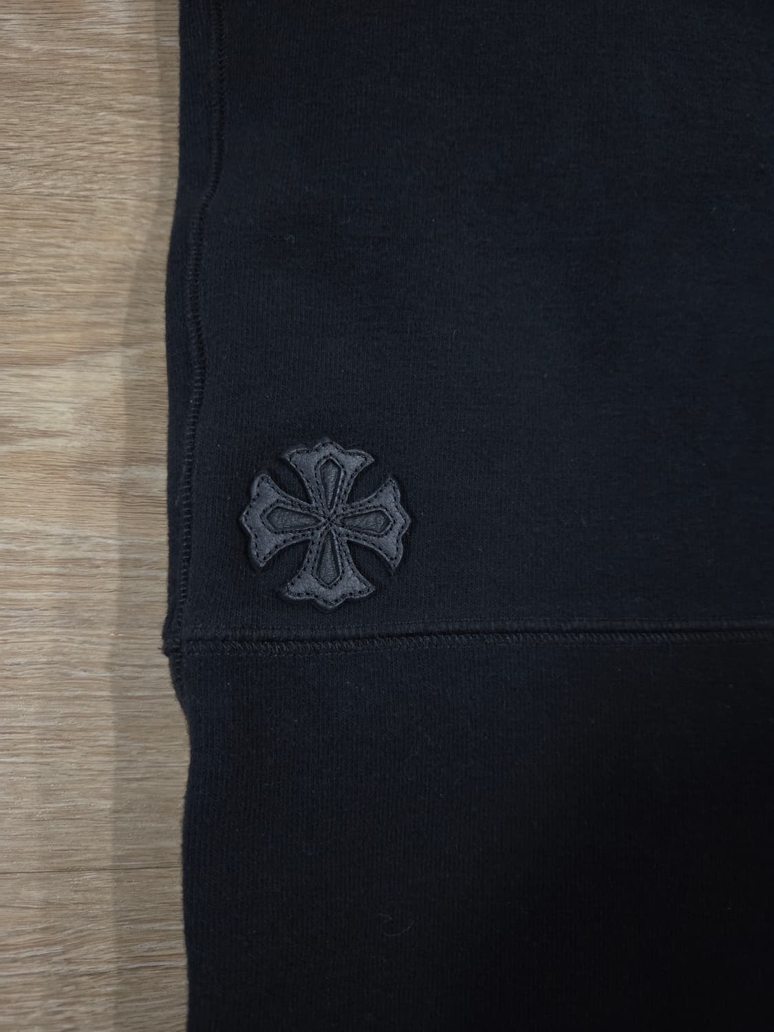 크롬하츠 대거 퍽유자수 가죽패치 팬츠 상품이미지4