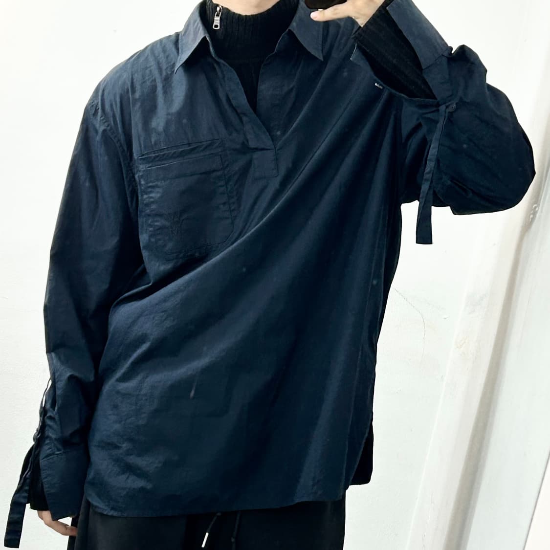 우영미 셔츠 아노락 상품이미지1