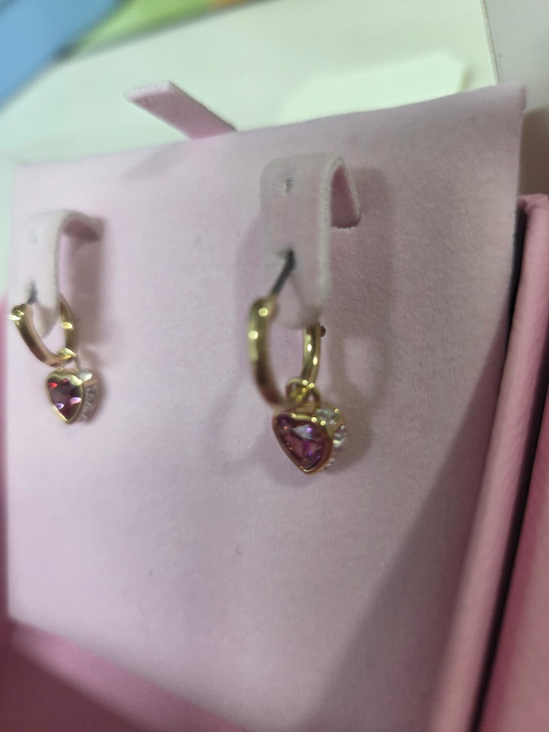 새제품)스와로브스키 투웨이 하트 드롭 귀걸이 정품 상품이미지8