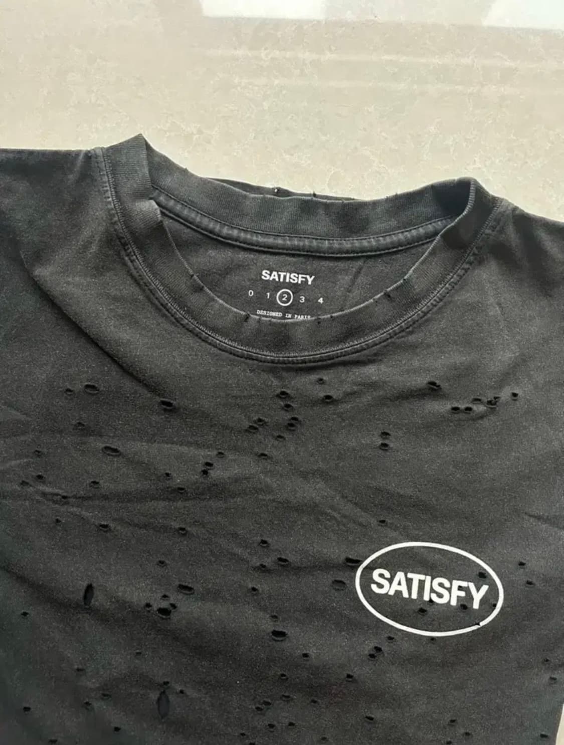 [M] 새티스파이 러닝 (Satisfy Running) 모스테크 티셔츠 상품이미지3