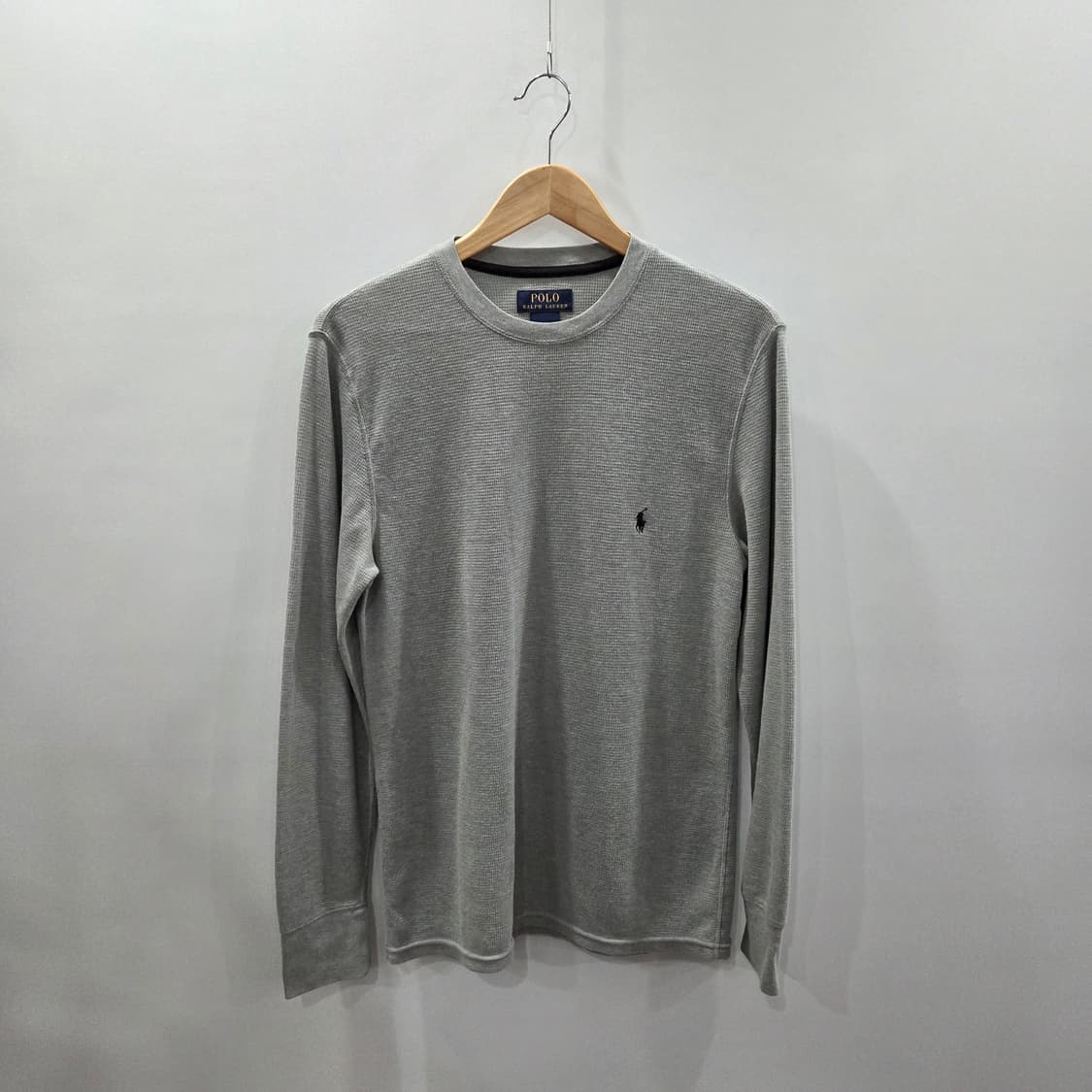 폴로랄프로렌 와플 롱슬리브 그레이 M  상품이미지1