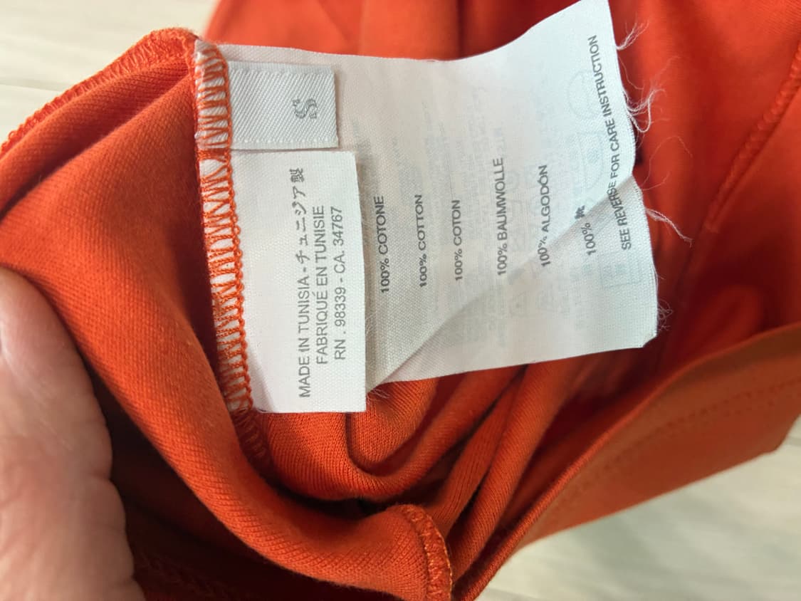 [정품] Prada Sport 프라다스포츠 오렌지 롱슬리브 탑 🍊 상품이미지5