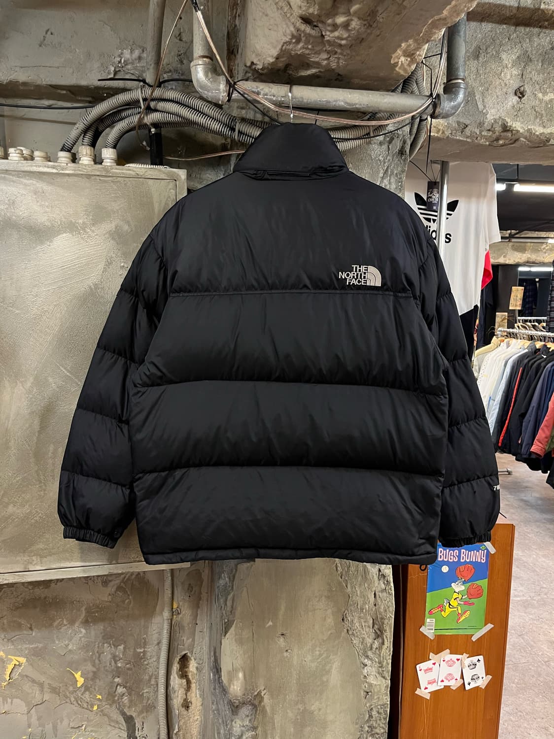 노스페이스 눕시 700 다운 패딩 블랙 L #csz1776 상품이미지2