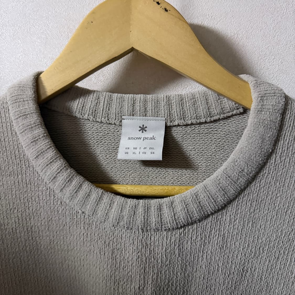 스노우피크 남성 나일론 니트 XXL (남성 105정도) 상품이미지3
