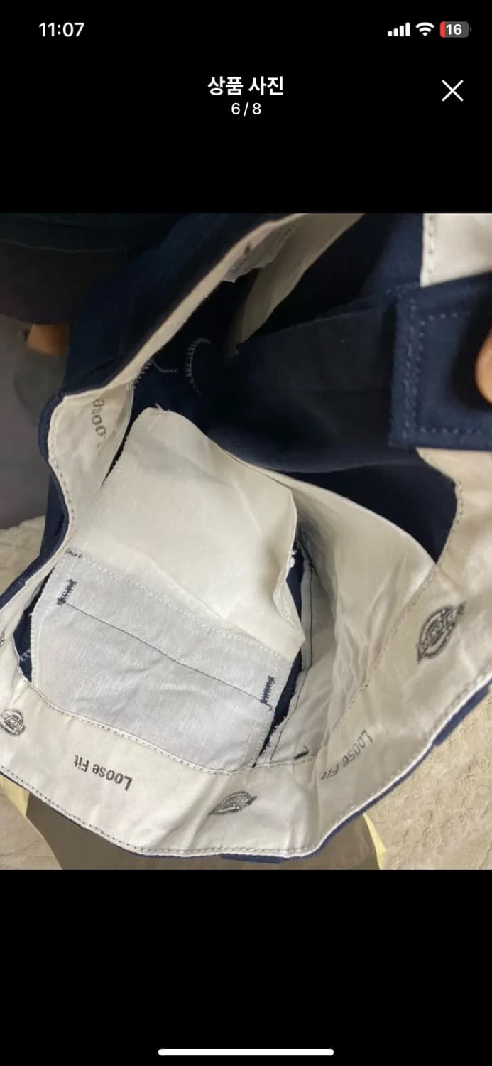[DICKIES] 디키즈 네이비 더블니 워크팬츠 32사이즈 상품이미지6