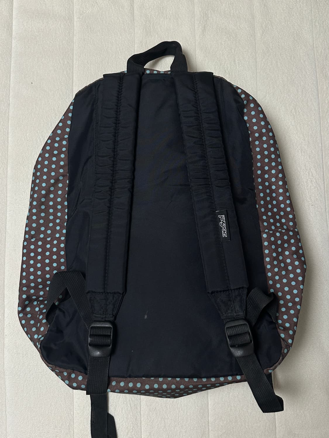 잔스포츠 브라운 민트 도트 땡땡이 백팩 상품이미지8