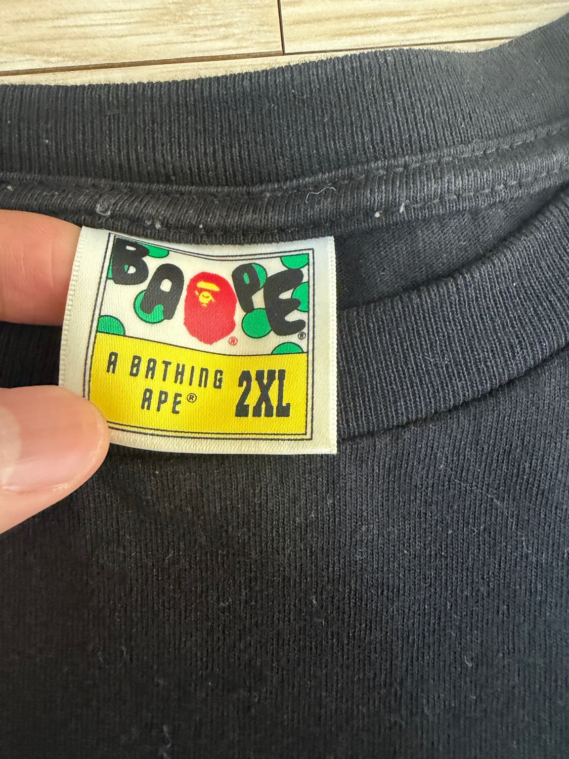 베이프 재팬 롱슬리브 블랙 상품이미지4